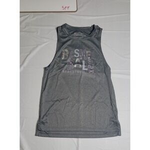 Girls Under‎ Armour basketball sleeveless shirt.  Size Small.  Gray/white/purple